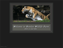 Tablet Screenshot of botolanwildlifefarm.com
